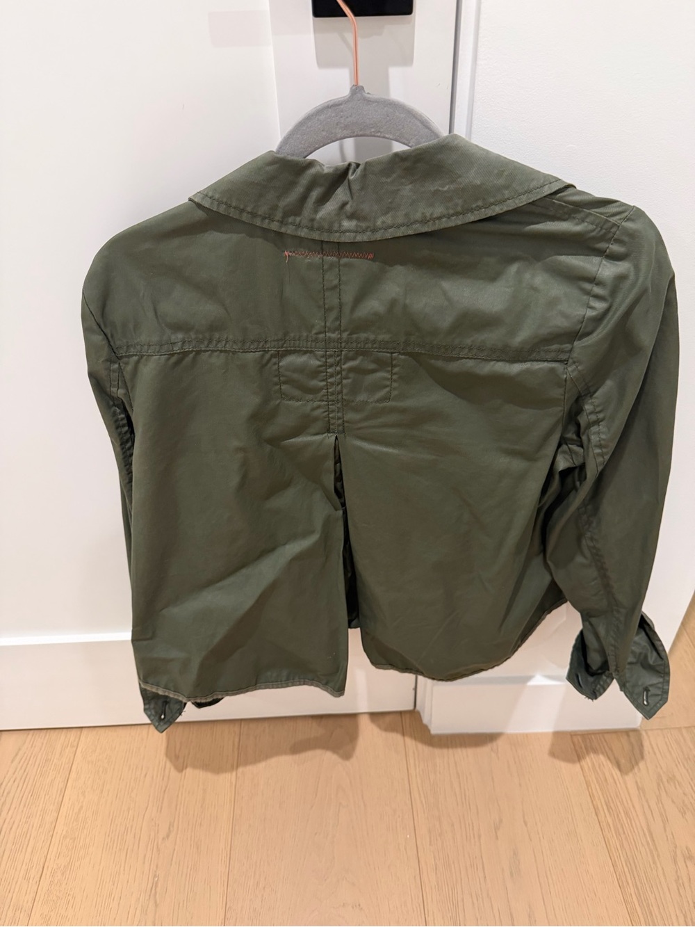 Women's Olive Work Jacket - Picture 3 of 5
